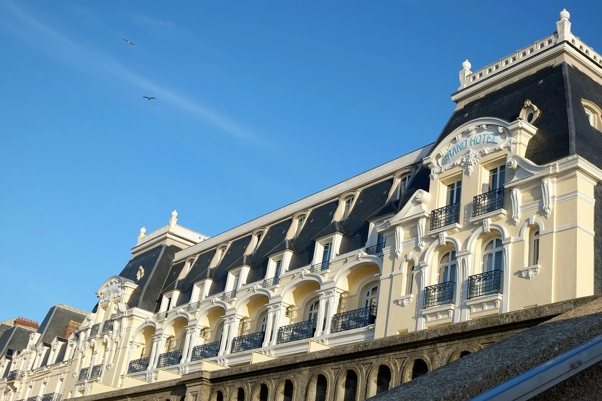 La façade du Grand Hôtel de Cabourg